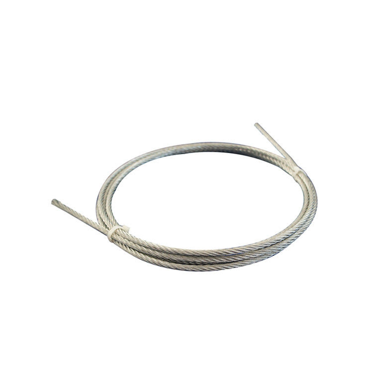 Fiber Core Galvanized Steel Wire Rope For Smooth Strong Material ...