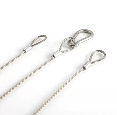 Guter Preis Hochzugsfestigkeit 7x7 1,5 mm galvanisiertes Stahldrahtseil für Flugzeuge und industrielle Anwendungen Online