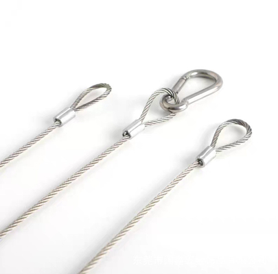 İyi bir fiyat. Yüksek Karbon Çelik Tensile Gücü 7x7 1.5mm Galvanize Hava Yolları Kablosu çevrimiçi