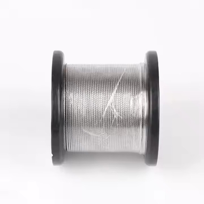 Harga yang bagus 7x7 1mm PVC dilapisi Galv Steel Electric Wire Rope Dalam Reels atau Coils on line