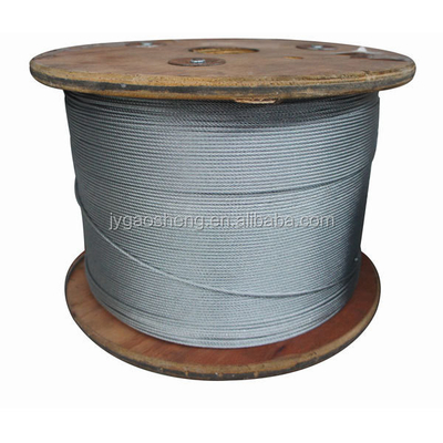 अच्छी कीमत High Tensile Strength 1.5mm Electric Galvanized Steel Wire Rope ऑनलाइन