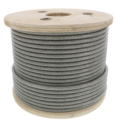 قیمت خوب طناب فولادی گالوانیزه 13 میلی متری با ساختار 7x19 برای یدک کشی کابل آنلاین