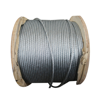 Bom preço 4 X 31 Cabo de aço galvanizado por imersão a quente de 8,3 mm para plataforma suspensa on-line