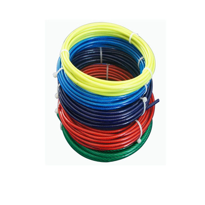 قیمت خوب طناب سیم فولادی گالوانیزه روکش دار پلاستیکی 3.2 میلی متری 7X7 با روکش وینیل برای بند رخت آنلاین