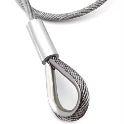 Giá tốt. Cáp thép cẩu hai mắt có móc ở cả hai đầu, đường kính 3-20mm trực tuyến