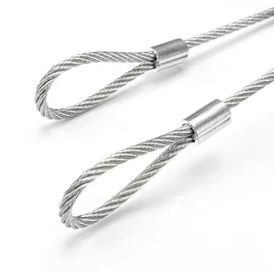 Giá tốt. 70# 72# 80# Bộ sợi dây thừng sling cho nâng với mắt vòng kết thúc cả hai trực tuyến