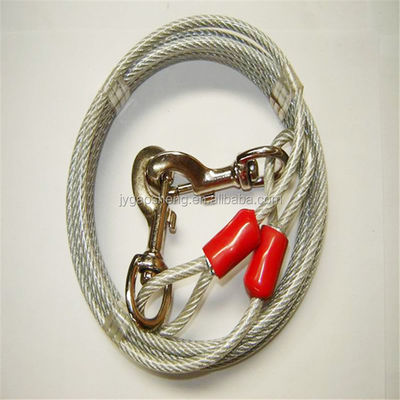 Qualité Heavy Duty Pet Harness  Dog Tie Out Cable for Dog 60-90 LBS usine