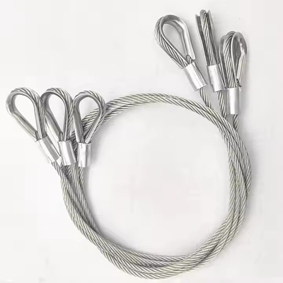 Giá tốt. Cụm cáp thép bọc PVC để nâng hạ với móc xỏ hai đầu trực tuyến