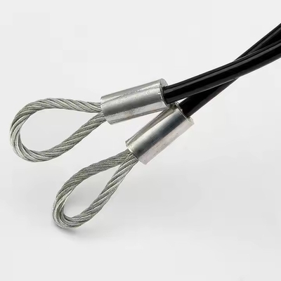 Harga yang bagus Rust dan Korosi Perlindungan Wire Rope Assembly Set stainless steel Wire Rope dengan loop on line