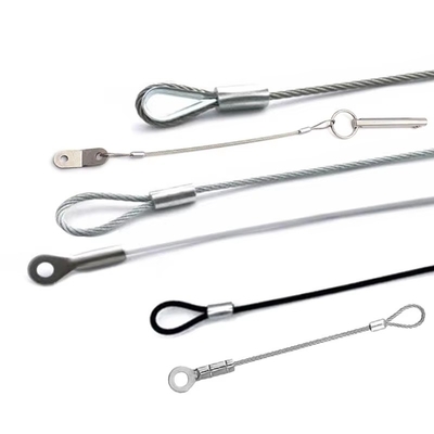 Good price Lifting Wire Rope Sling Assembly With Eye Loop Both End 60# 70# High Carbon Steel online