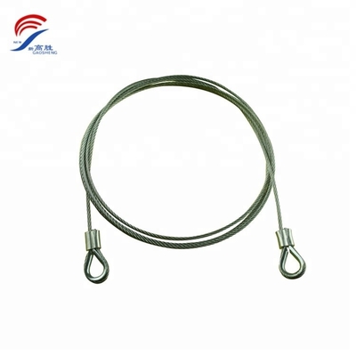 Good price Steel Wire Rope Sling Assembly For Lifting With Eye Loop Both End online