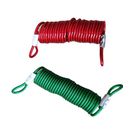 Bon prix Cable de câblage rétractable en PVC revêtu de câble de câblage pour chien avec une longueur de 12 pieds et un design écologique en ligne