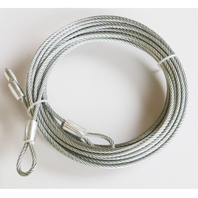 İyi bir fiyat. 7x19 1/8'' Galvanizli Garaj Kapısı Emniyet Kablosu Torsiyon Yayı İçin çevrimiçi