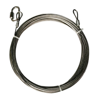 Bon prix Élingue en câble métallique galvanisé haute résistance avec gaine en aluminium pour levage intensif en ligne