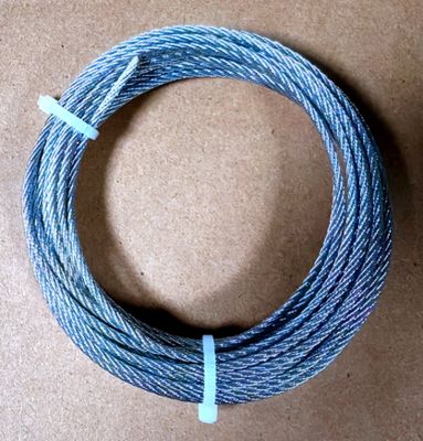 Qualité 2.0mm 7x7 structure câble galvanisé en acier pour une protection sûre usine