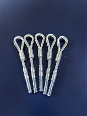 Bom preço Sling de corda de arame galvanizado de alta resistência com revestimento de nylon transparente para elevação de cargas pesadas on-line