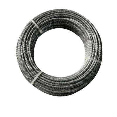 Buen precio 7x7 Construcción de alambre de acero galvanizado con acabado electro galvanizado para aeronaves de precisión y cable de control en 1,5 mm-8 mm de diámetro en línea