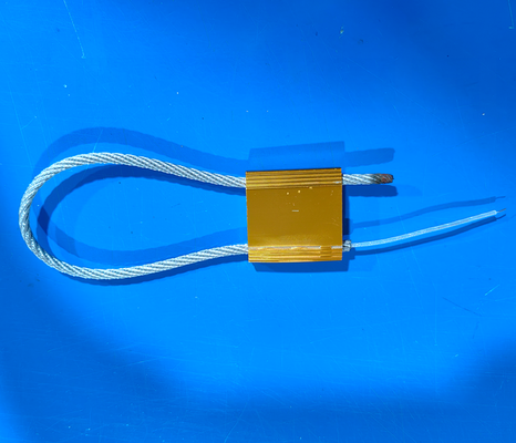 Buon prezzo Serratura a sigillo elettronico con cavo galvanizzato e serratura in alluminio per garantire la sicurezza dei container merci in linea