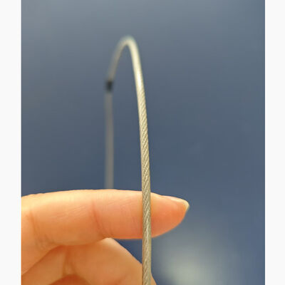 Quality SS304 Stainless Wire Rope Loop with TPU Coating for Collapsible Bucket - 66.5cm Length Wire Rope Sling Assembly factory